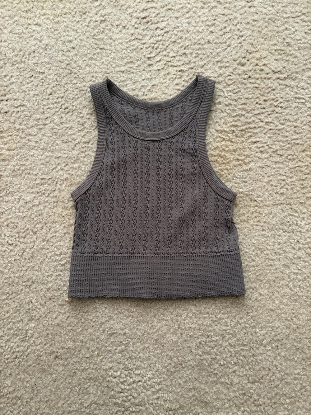 Sleeveless Knit Tank Top